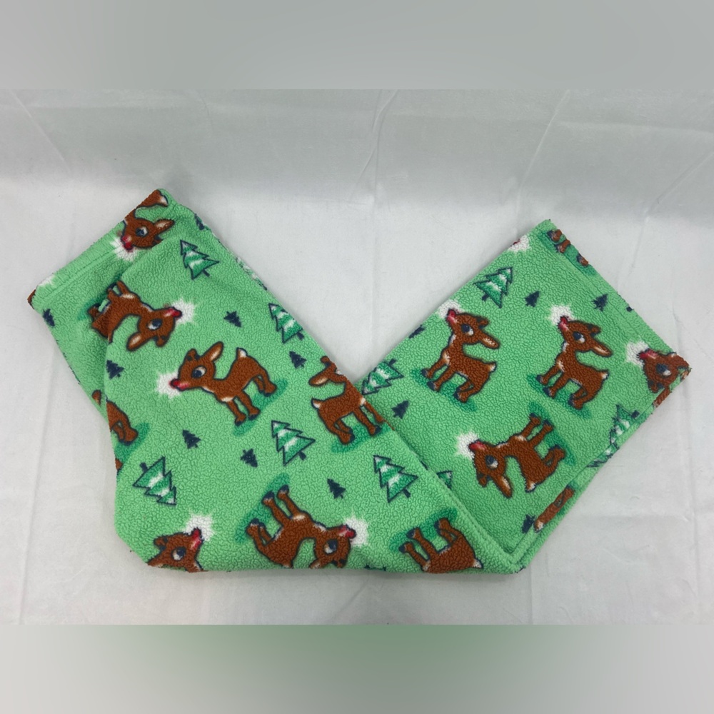 Rudolph the Red Nosed Reindeer Fleece Pajamas Bottoms M 7-9